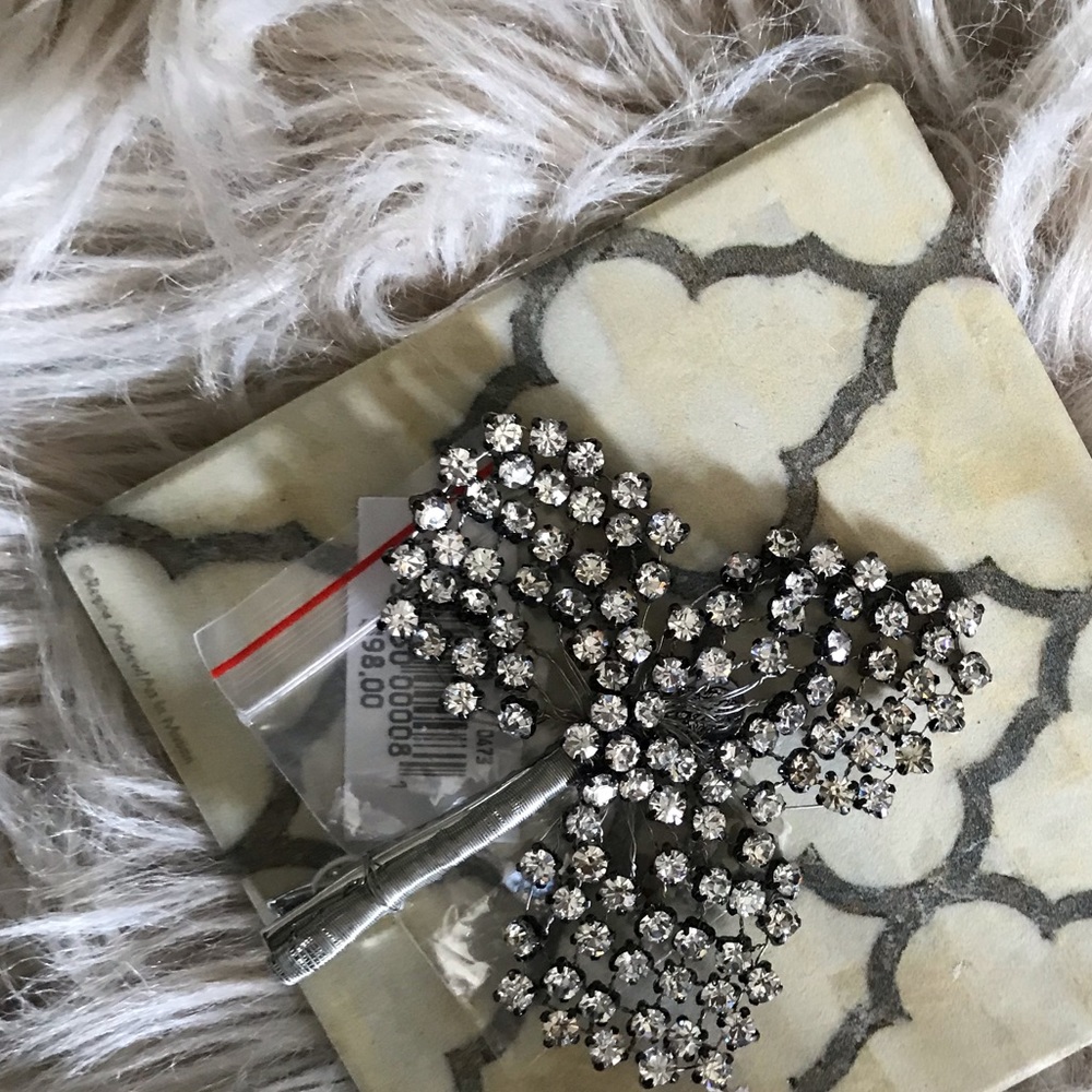 Crystal bridal hair clip NEW